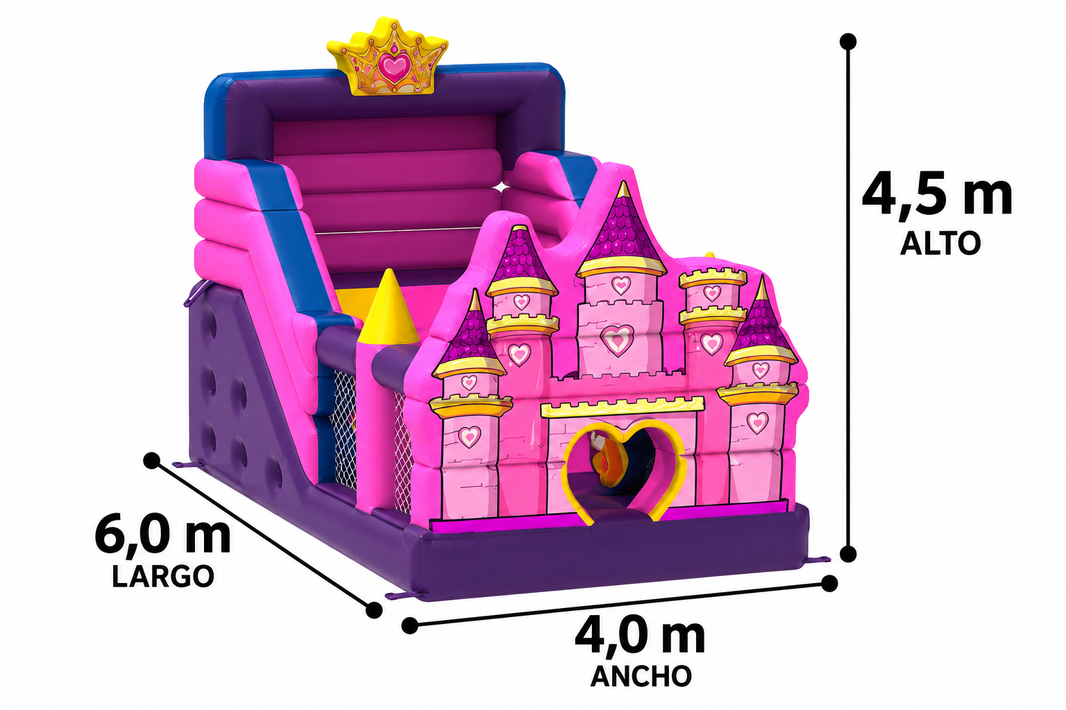 Tobogán Princesa 6x4 - Imagen 2