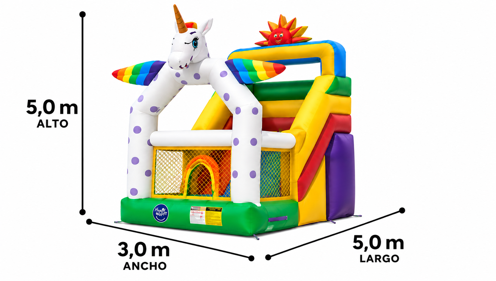 Tobogán Unicornio 5x3 - Imagen 2