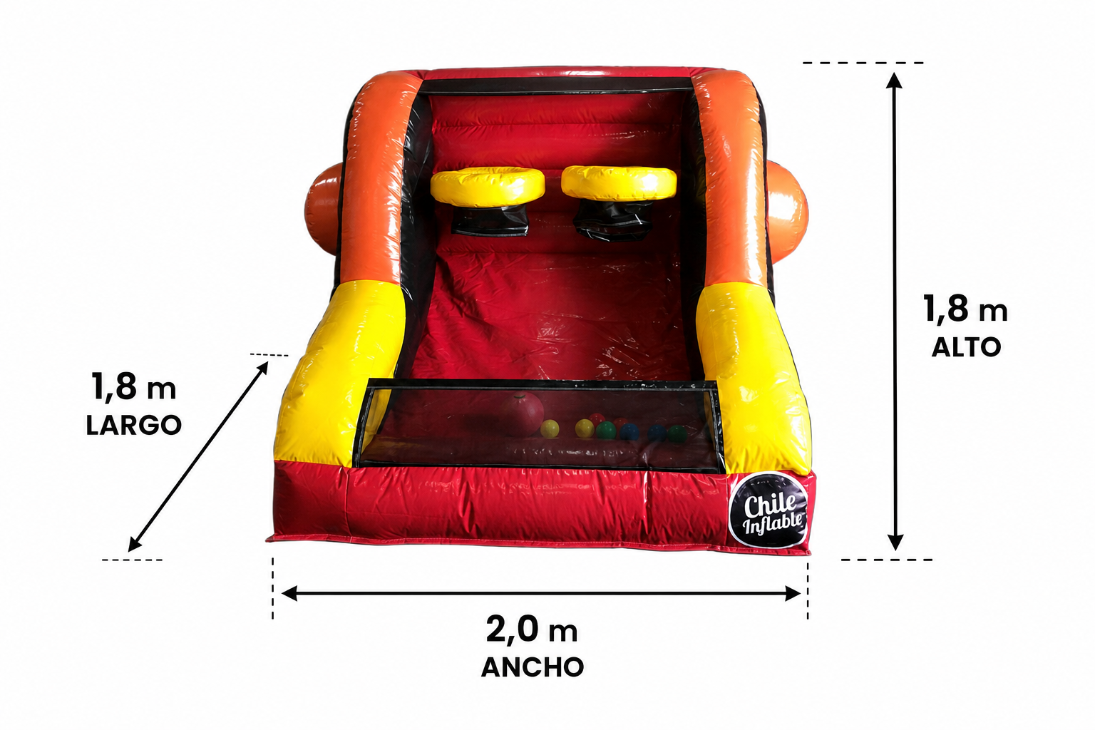 Aro de Basquetbol Inflable - Imagen 2