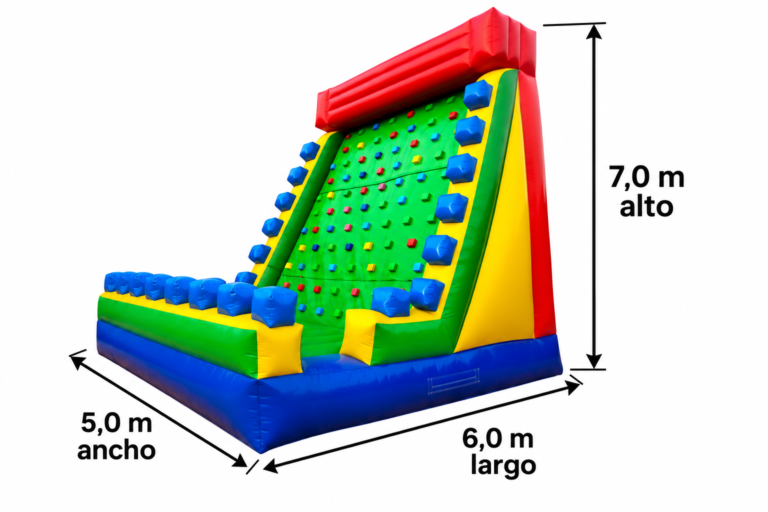Muro de Escalar Inflable 6x5 - Imagen 2