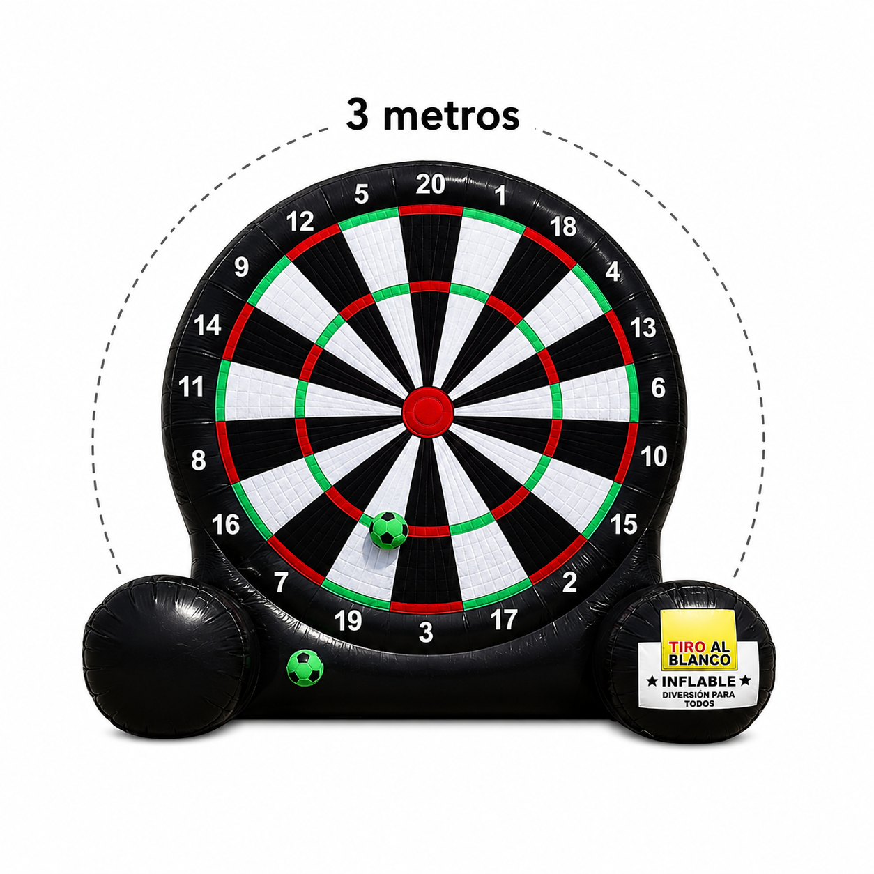 Tiro al Blanco Inflable 3x3 - Imagen 2