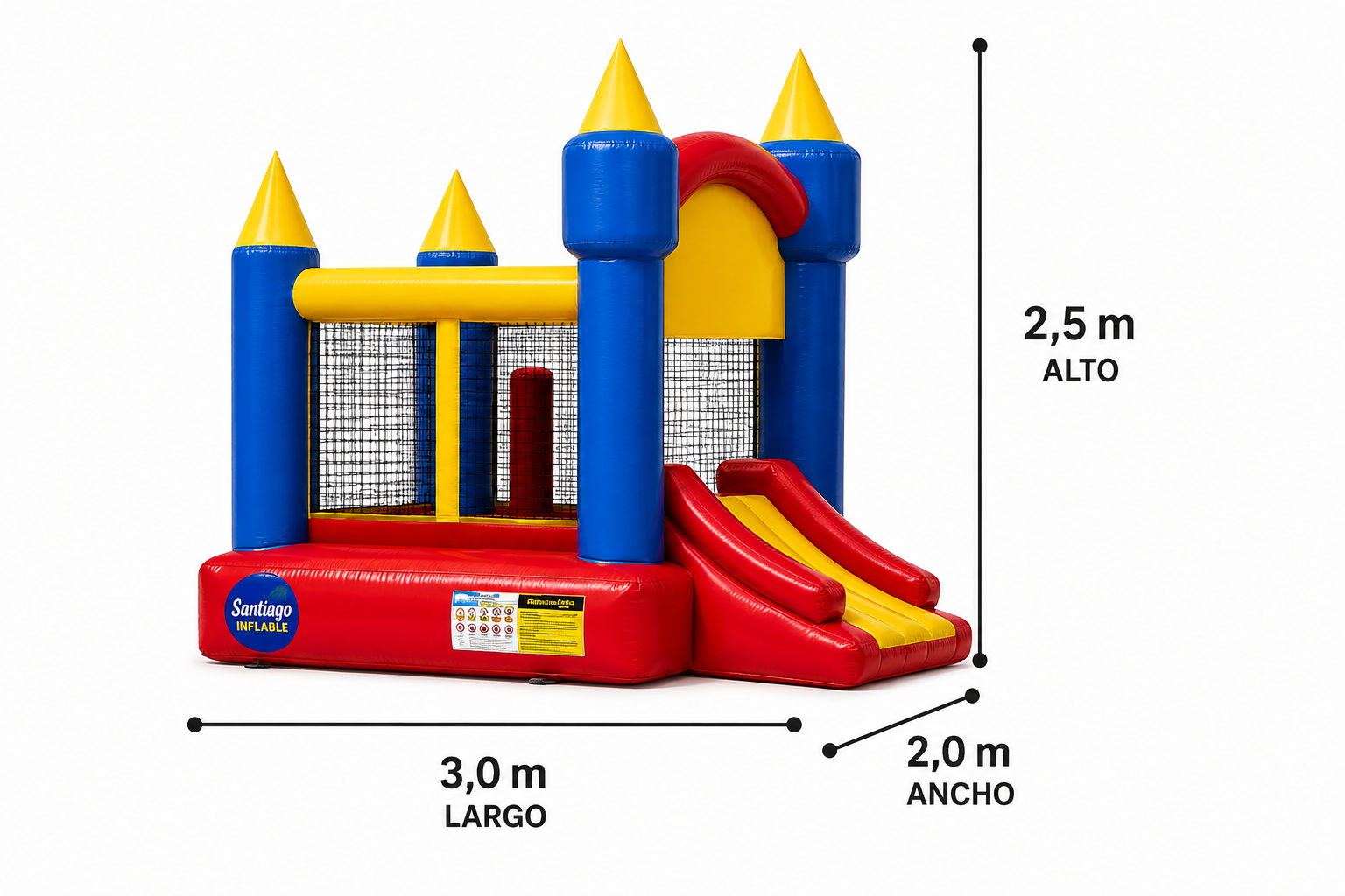 Castillo Mini Gold 3x2 - Imagen 2