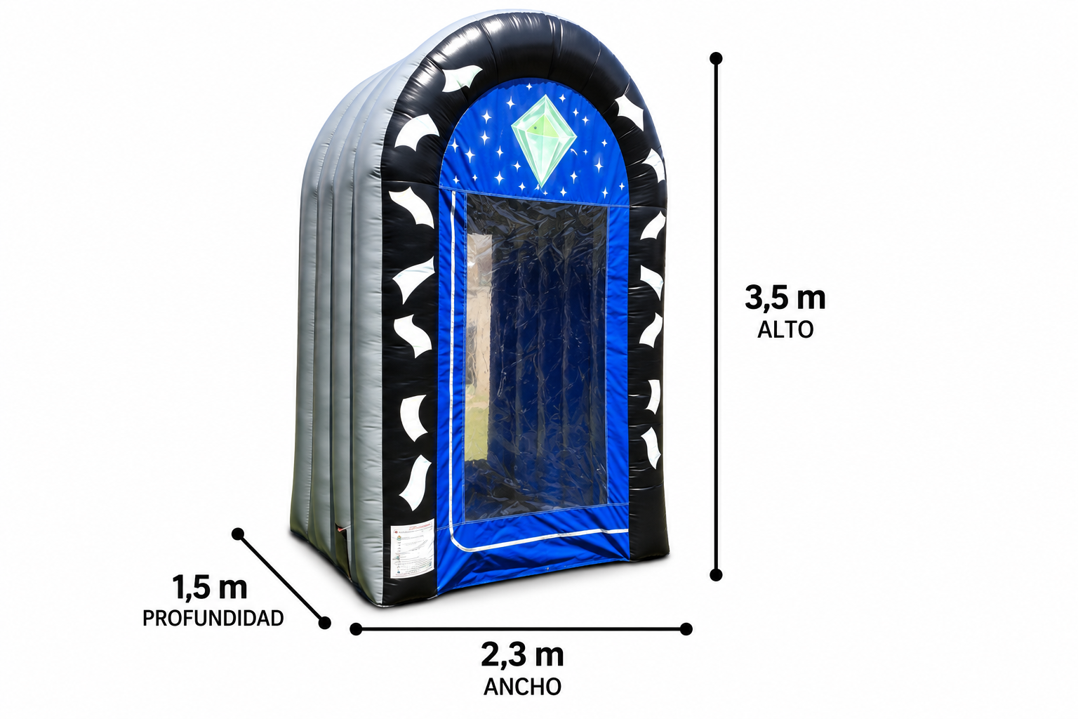 Ciclón Millonario Inflable - Imagen 2