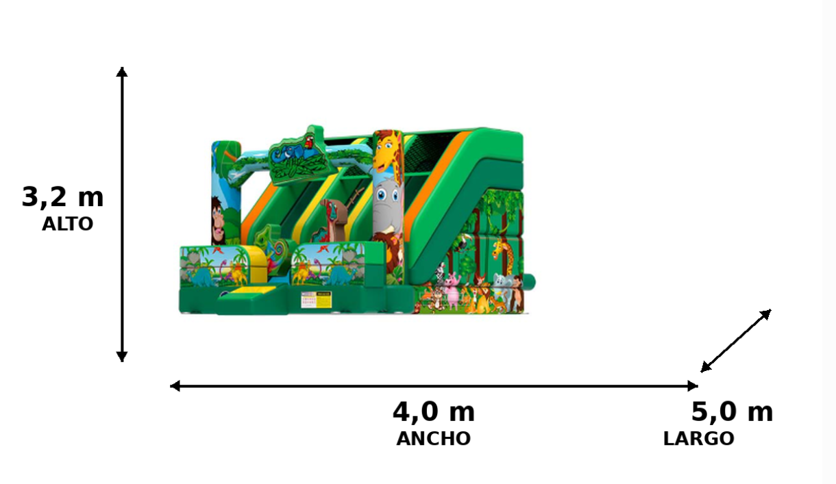 Tobogán Jungla 5x4 - Imagen 2
