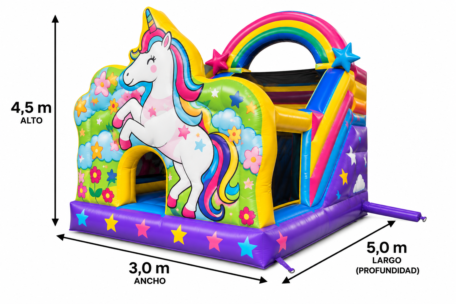 Tobogán Sueño Unicornio 5x3 - Imagen 2