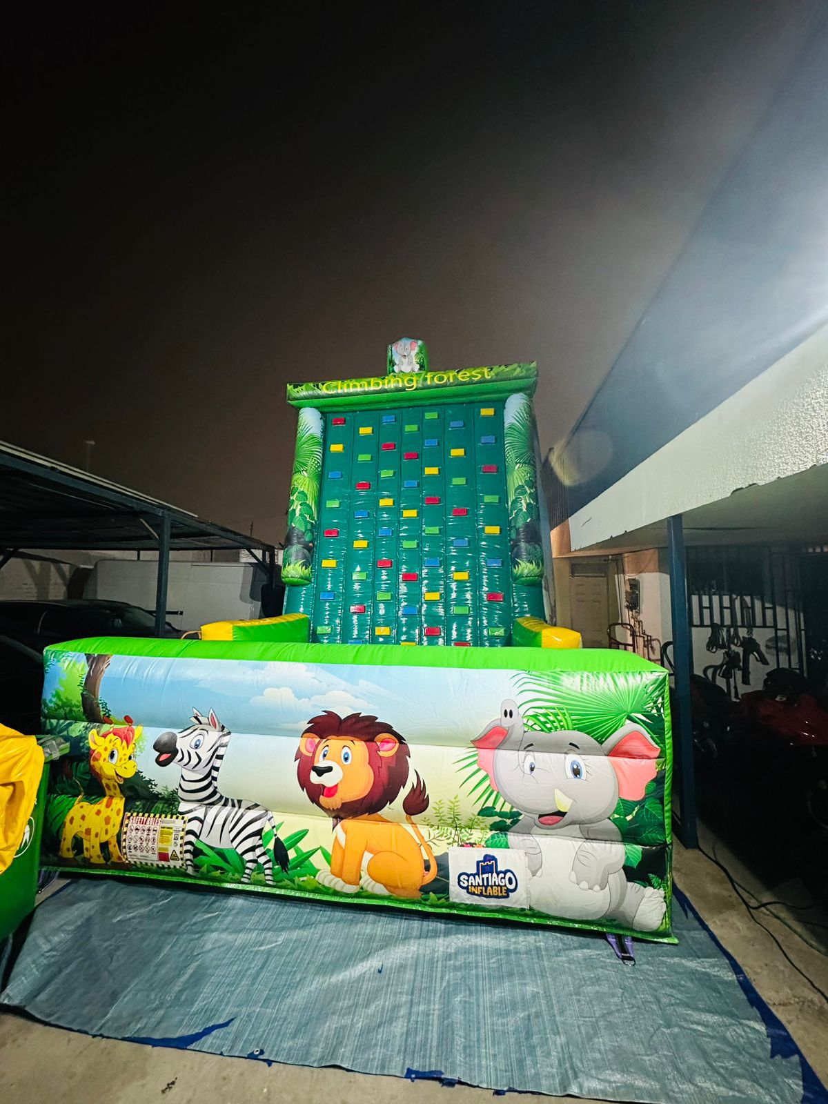 Muro de Escalar Inflable Jungla 4x5 - Imagen 3
