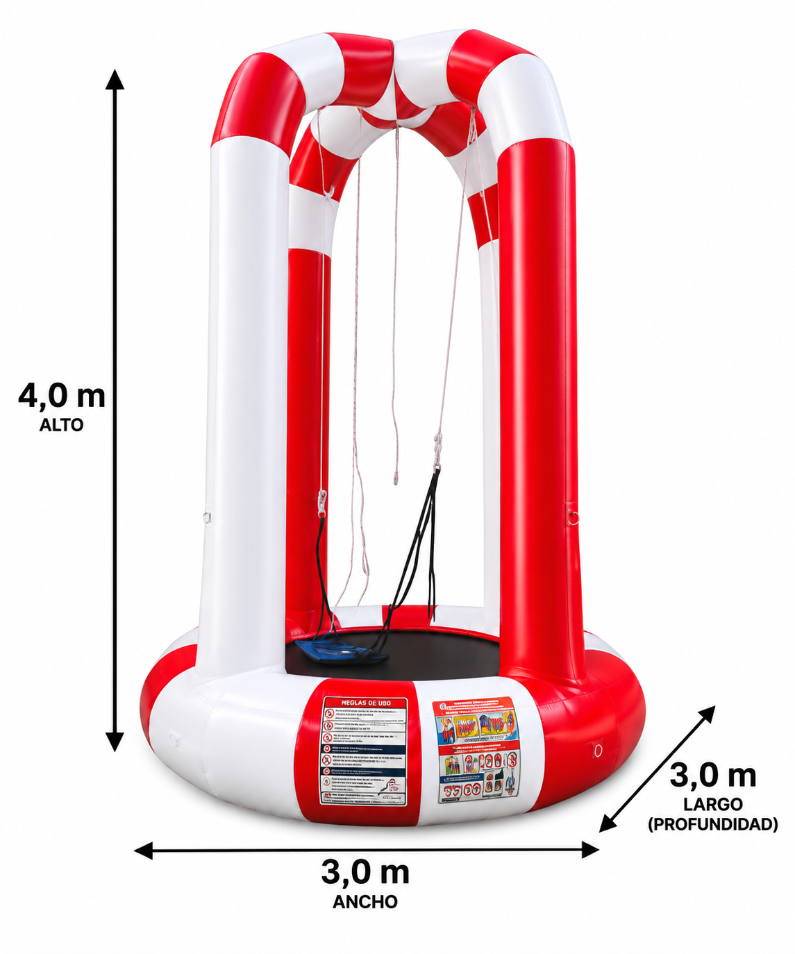 Súper Benguee Inflable 3X3 - Imagen 2