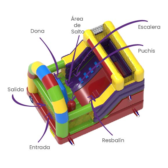Tobogán Deluxe 4x3 - Imagen 4